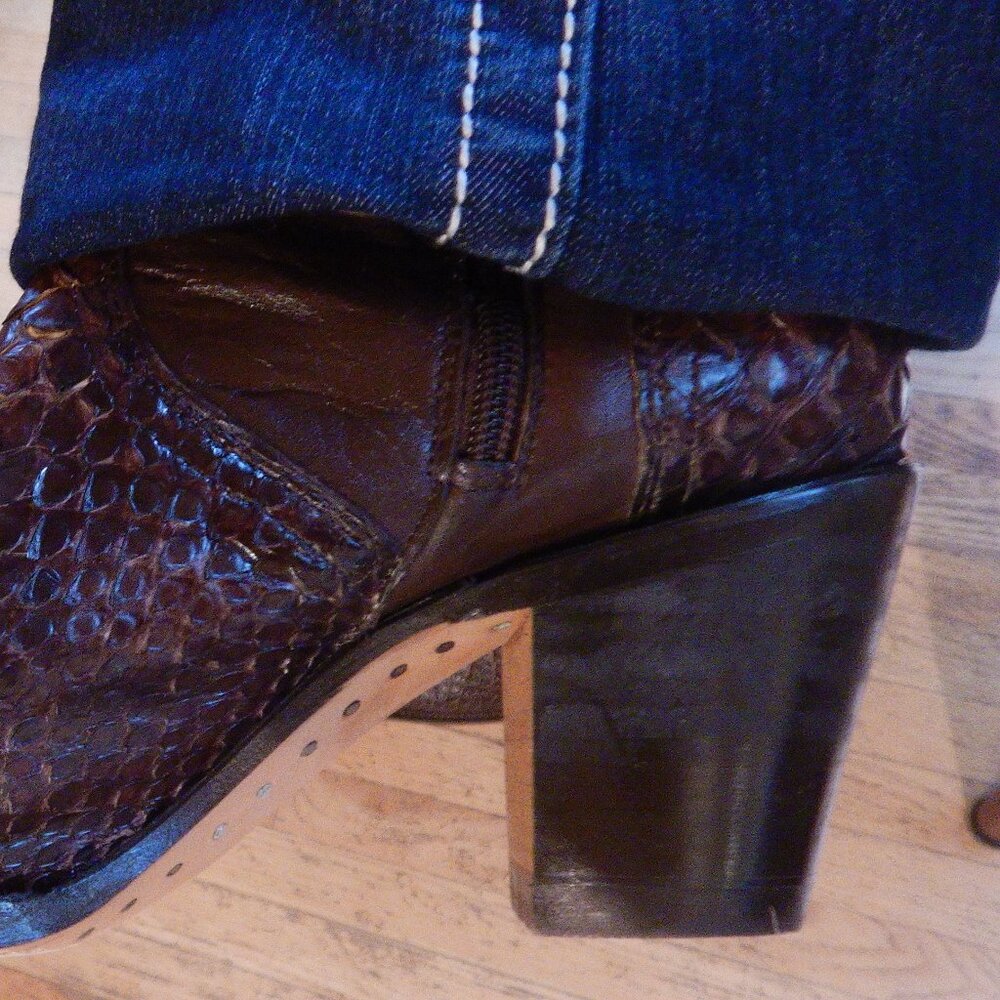 Circle G Genuine Python Western - image 4